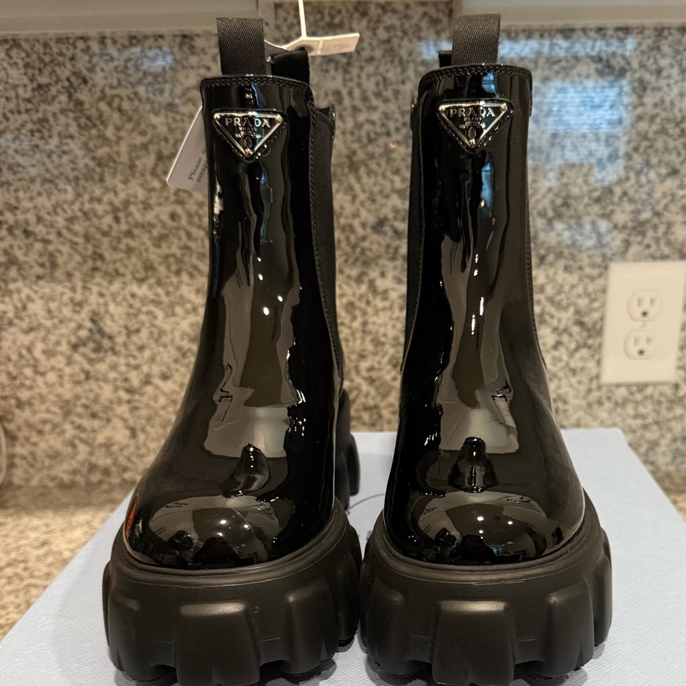 Prada Monolith Booties